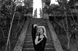 World renowned Yoga Instructor, Cristi Christen at BeingSattvaa Retreat Bali